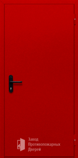 Фото двери «Однопольная глухая (красная)» в Серпухову