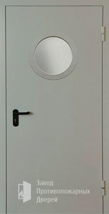 Фото двери «Однопольная с круглым стеклом EI-30» в Серпухову