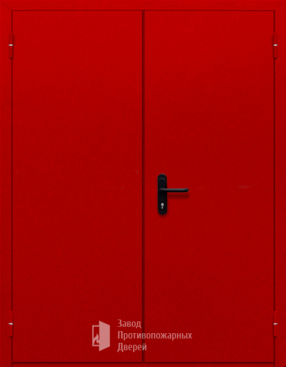 Фото двери «Двупольная глухая (красная)» в Серпухову