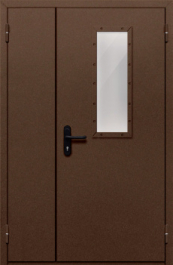 Фото двери «Полуторная со стеклом №28» в Серпухову