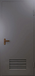 Фото двери «Техническая дверь №3 однопольная с вентиляционной решеткой» в Серпухову