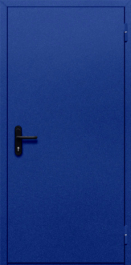 Фото двери «Однопольная глухая (синяя)» в Серпухову